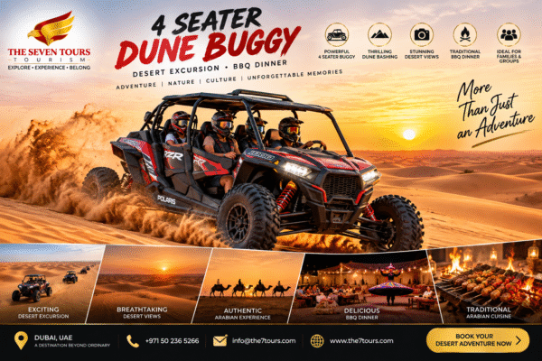 4 Seater Dune Buggy Desert Excursion BBQ Dinner