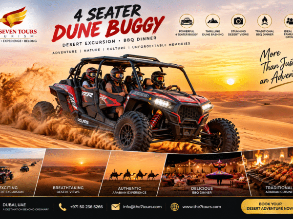 4 Seater Dune Buggy Desert Excursion BBQ Dinner