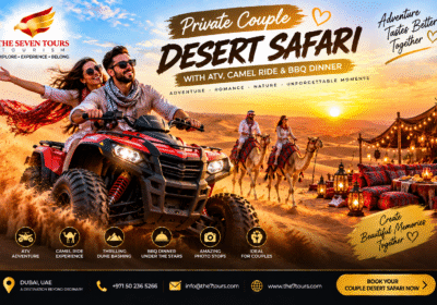 Private Couple with ATV Camel Ride & BBQ Dinner