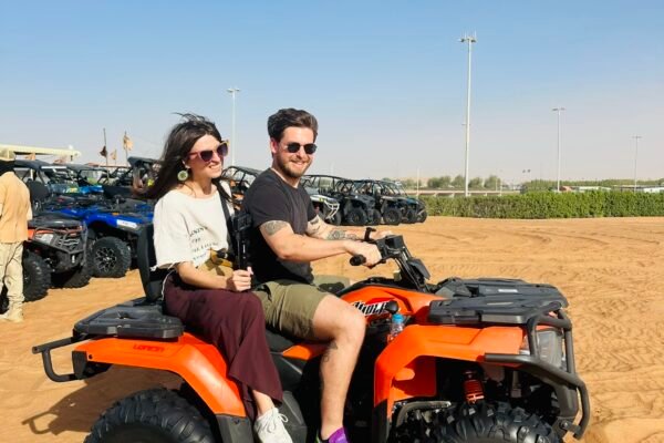 Premium Desert Safari with Quad Bike Camel Ride BBQ Dinner
