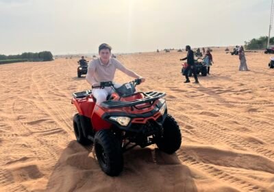 Morning Desert Safari with Quad Bike Camel Ride & SandBoard