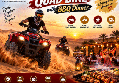 Premium One Hour Quad Bike with BBQ Dinner