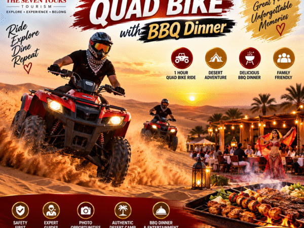 Premium One Hour Quad Bike with BBQ Dinner