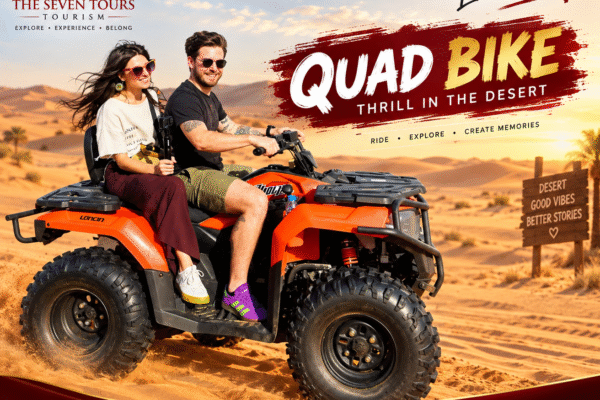 Premium Desert Safari with Quad Bike Camel Ride BBQ Dinner