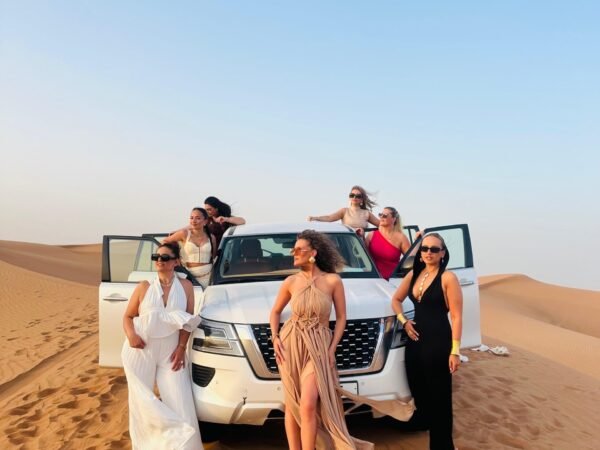 Evening Desert Safari with Camel Ride BBQ Dinner