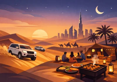 Evening Desert Safari With BBQ Dinner in Dubai