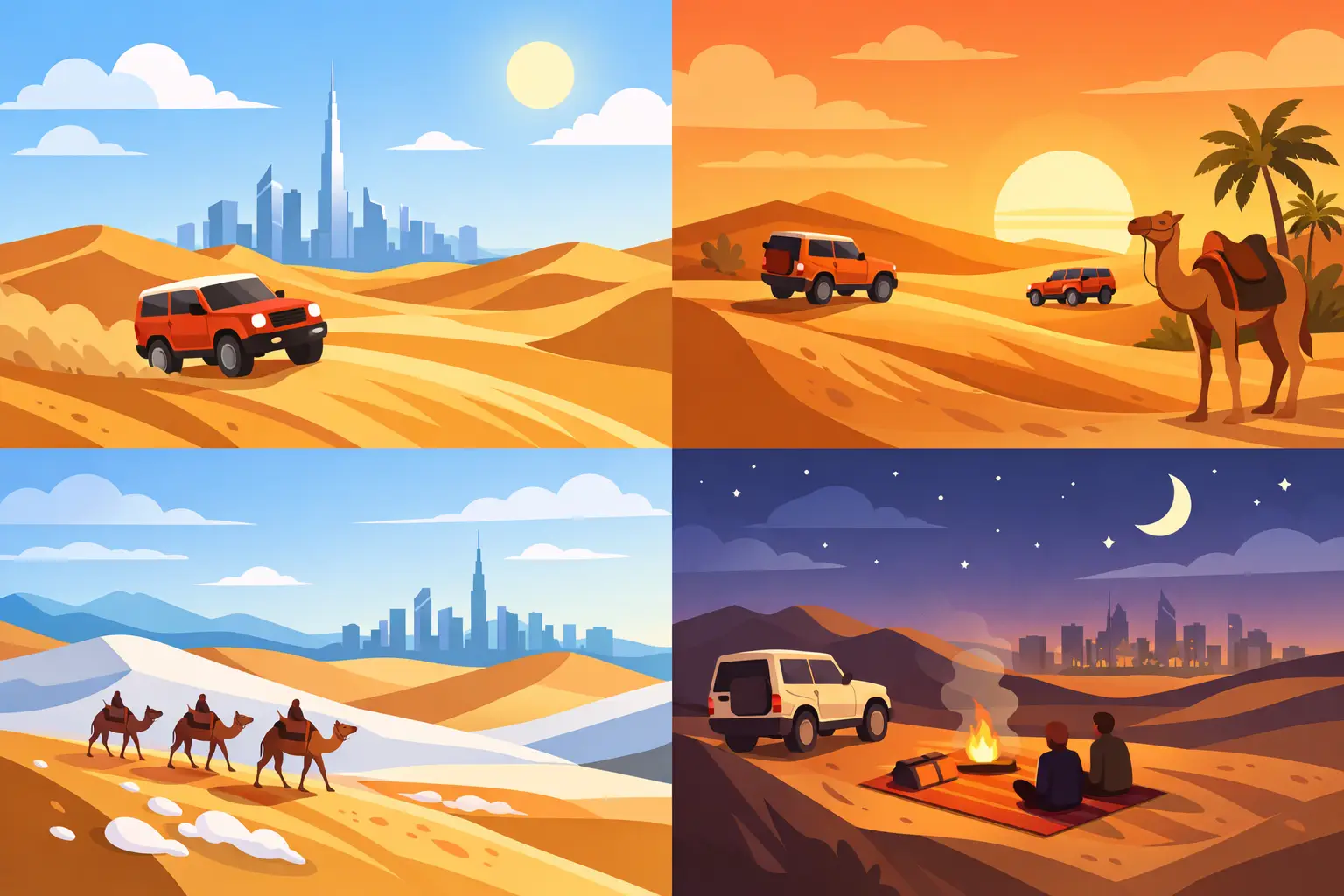 Best Time for Desert Safari Dubai by Season