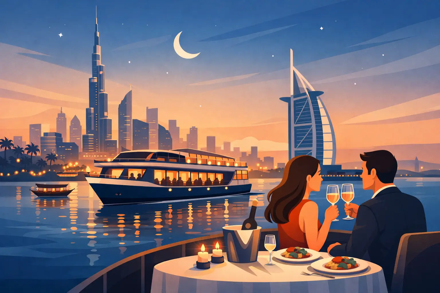 Dubai Cruise Dinner Guide for a Perfect Night