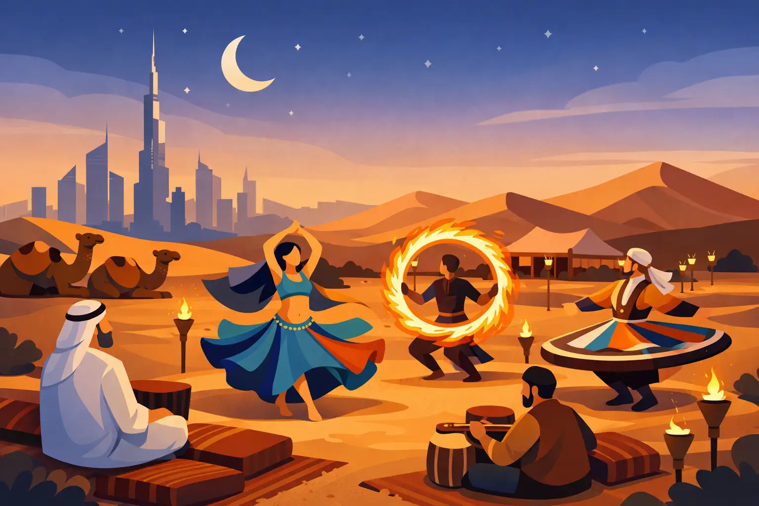 Dubai Desert Safari Cultural Shows Explained