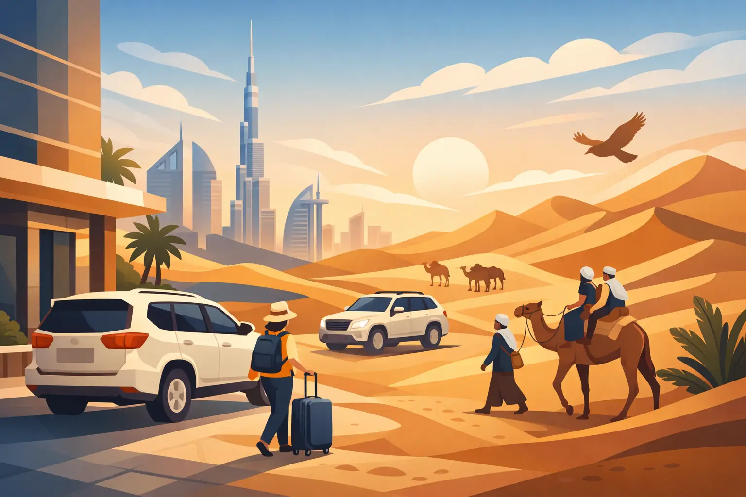 Dubai Desert Safari Hotel Pickup Included