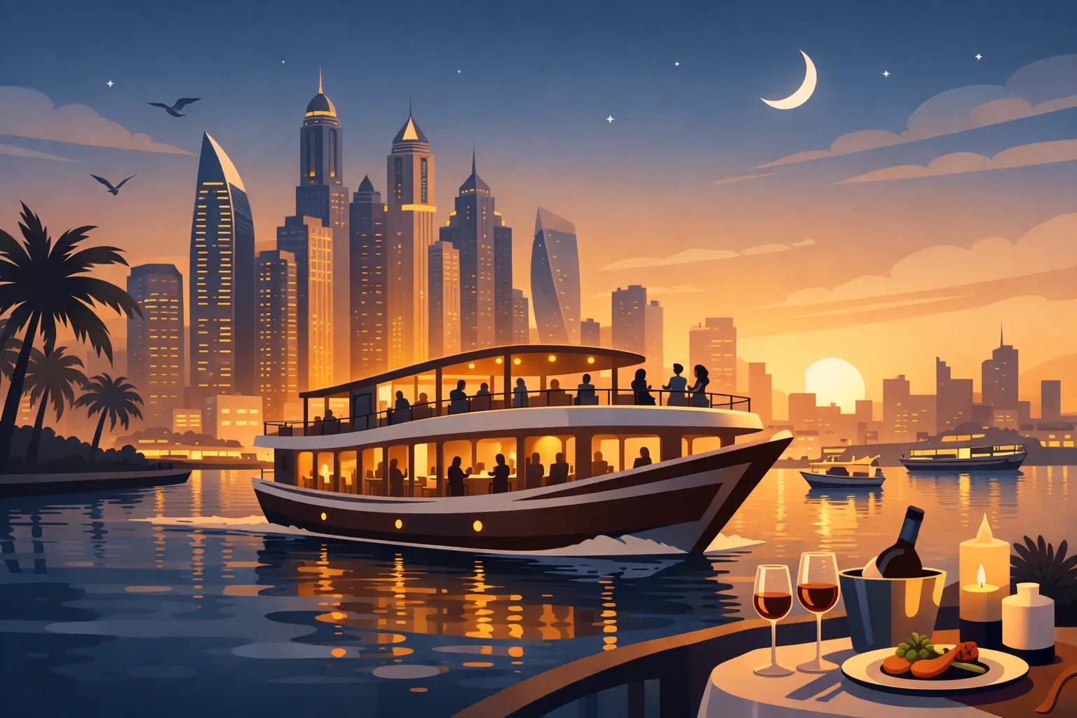 Dubai Marina Dinner Cruise Packages Explained