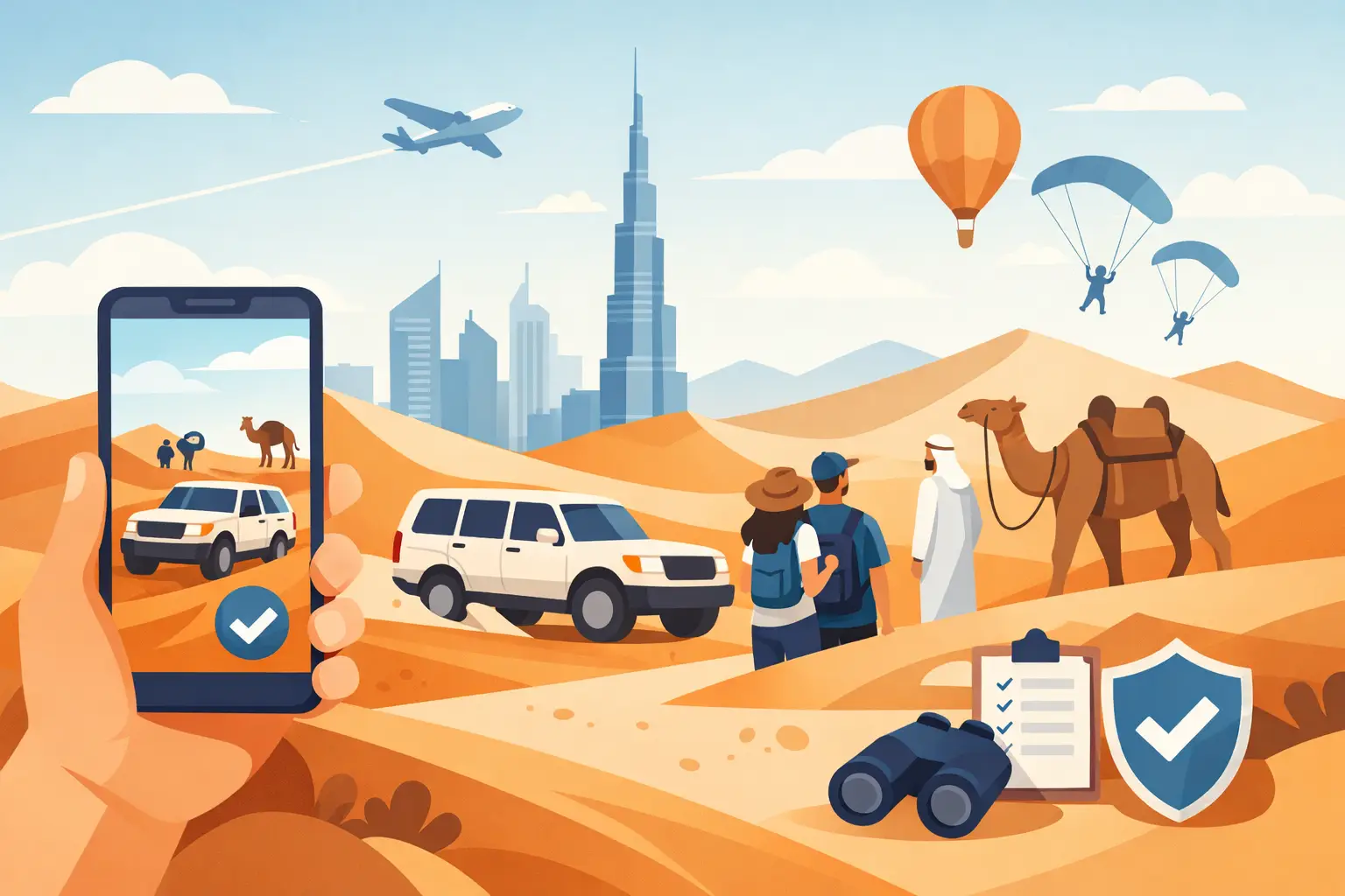 How to Book Desert Excursions in Dubai Safely