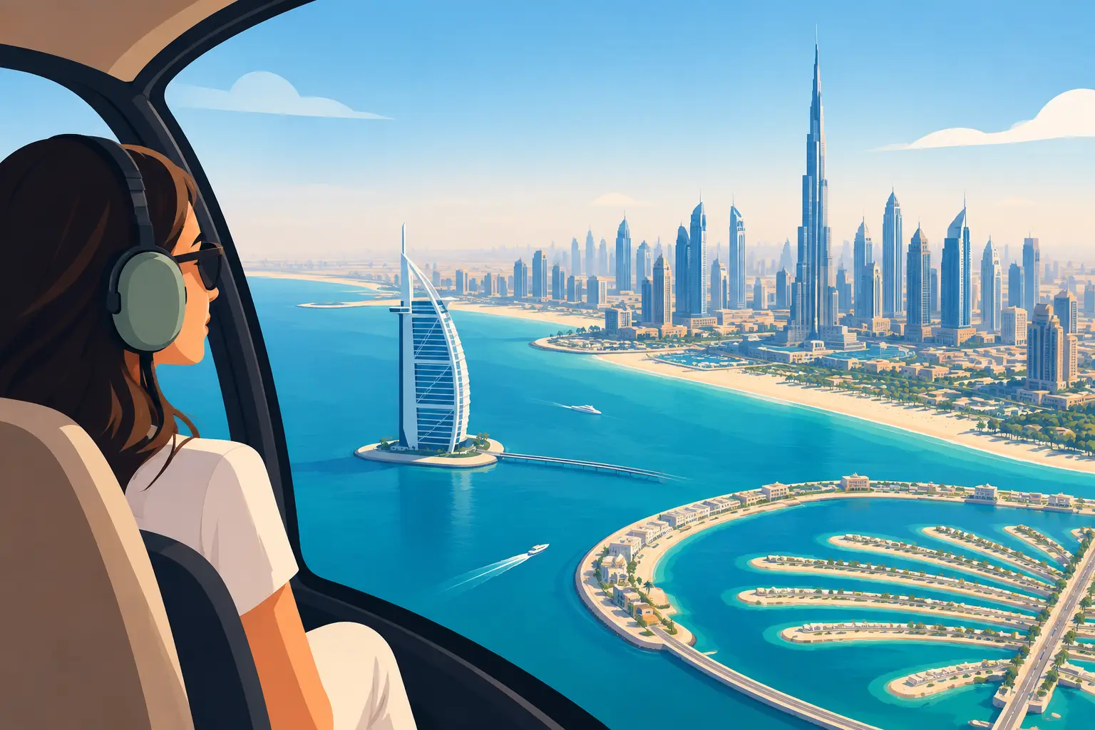 Dubai Aerial Sightseeing Guide for First-Time Flyers