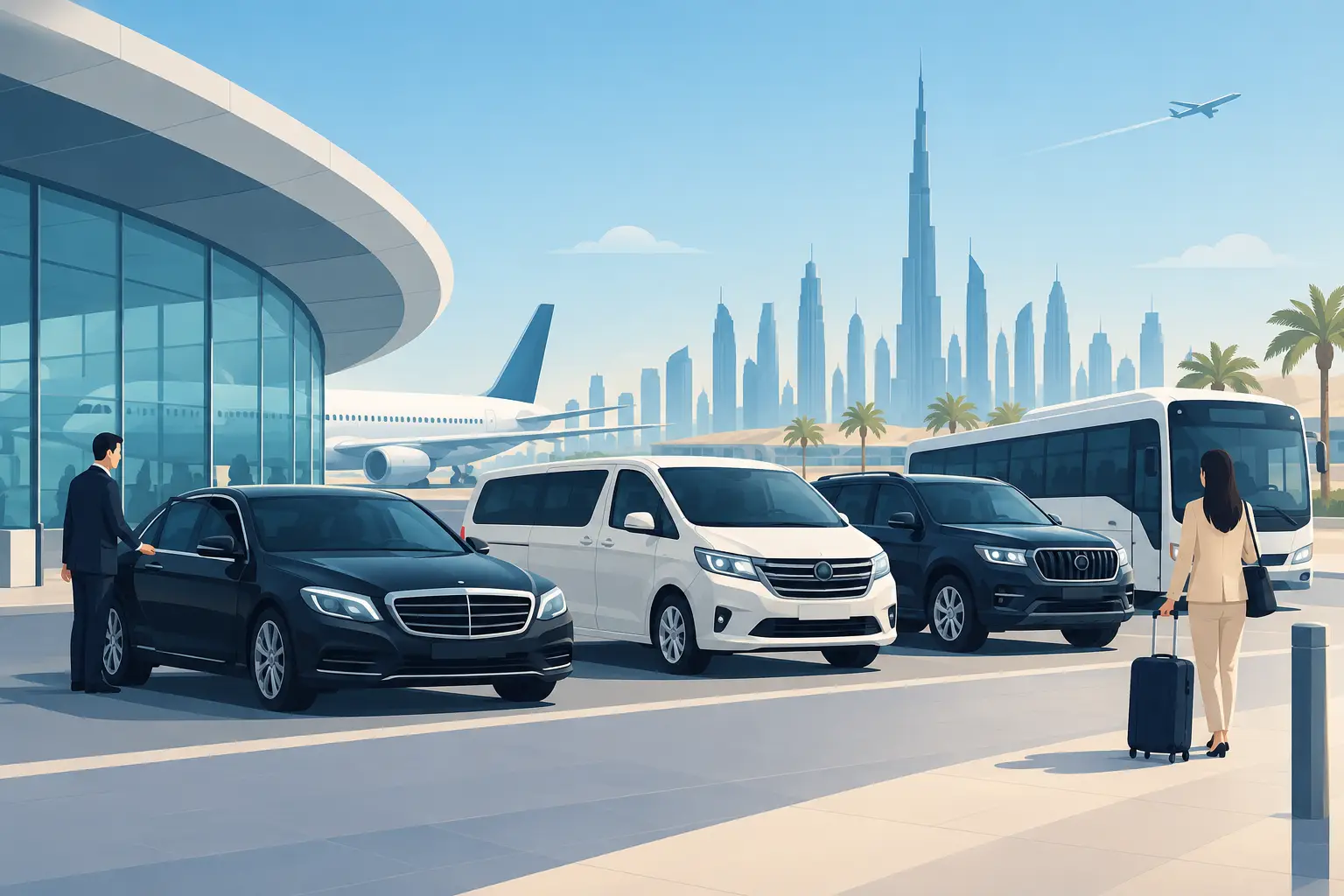Dubai airport transfer options for every trip